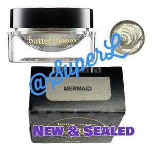3/$15 NEW & SEALED Butter London Glazen Eye Gloss Mermaid Eyeshadow Eye Shadow